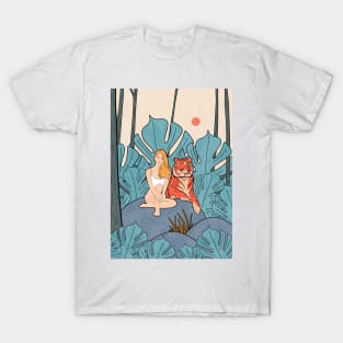 The Girl And The Tiger T-Shirt